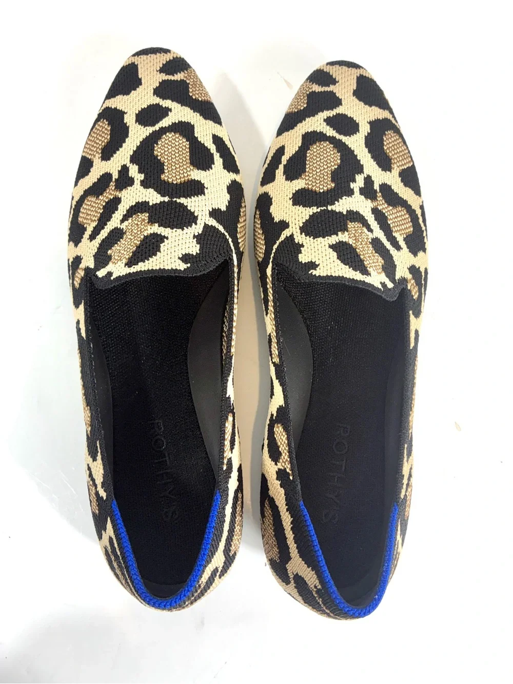 Rothy’s The Loafer in Spotted Animal / Cheetah Print – Size 8.5